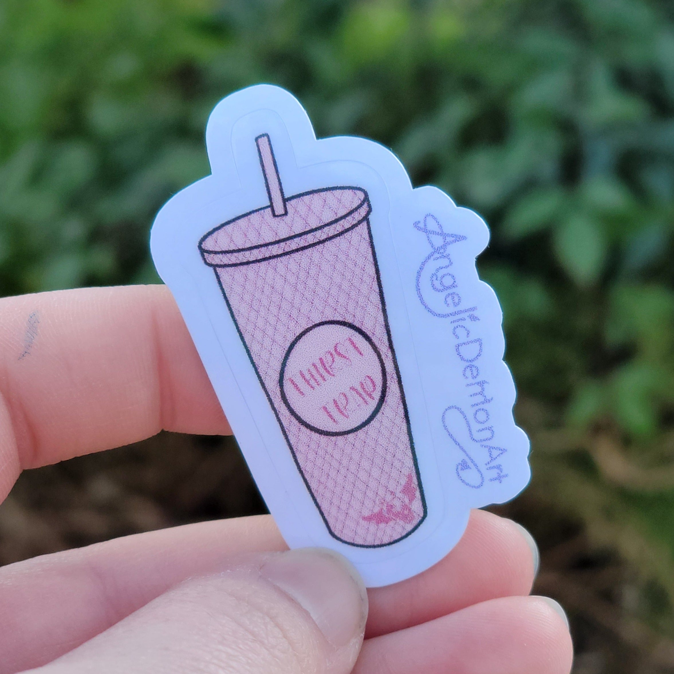 Studded Cups Stickers