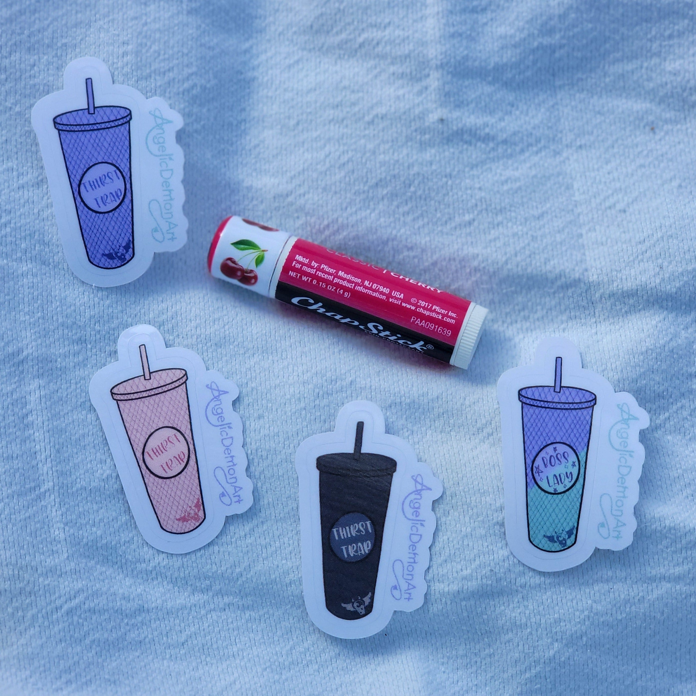 Studded Cups Stickers