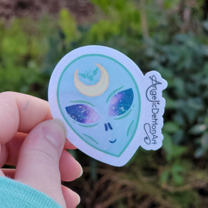 Alien Galaxy Eyes Stickers