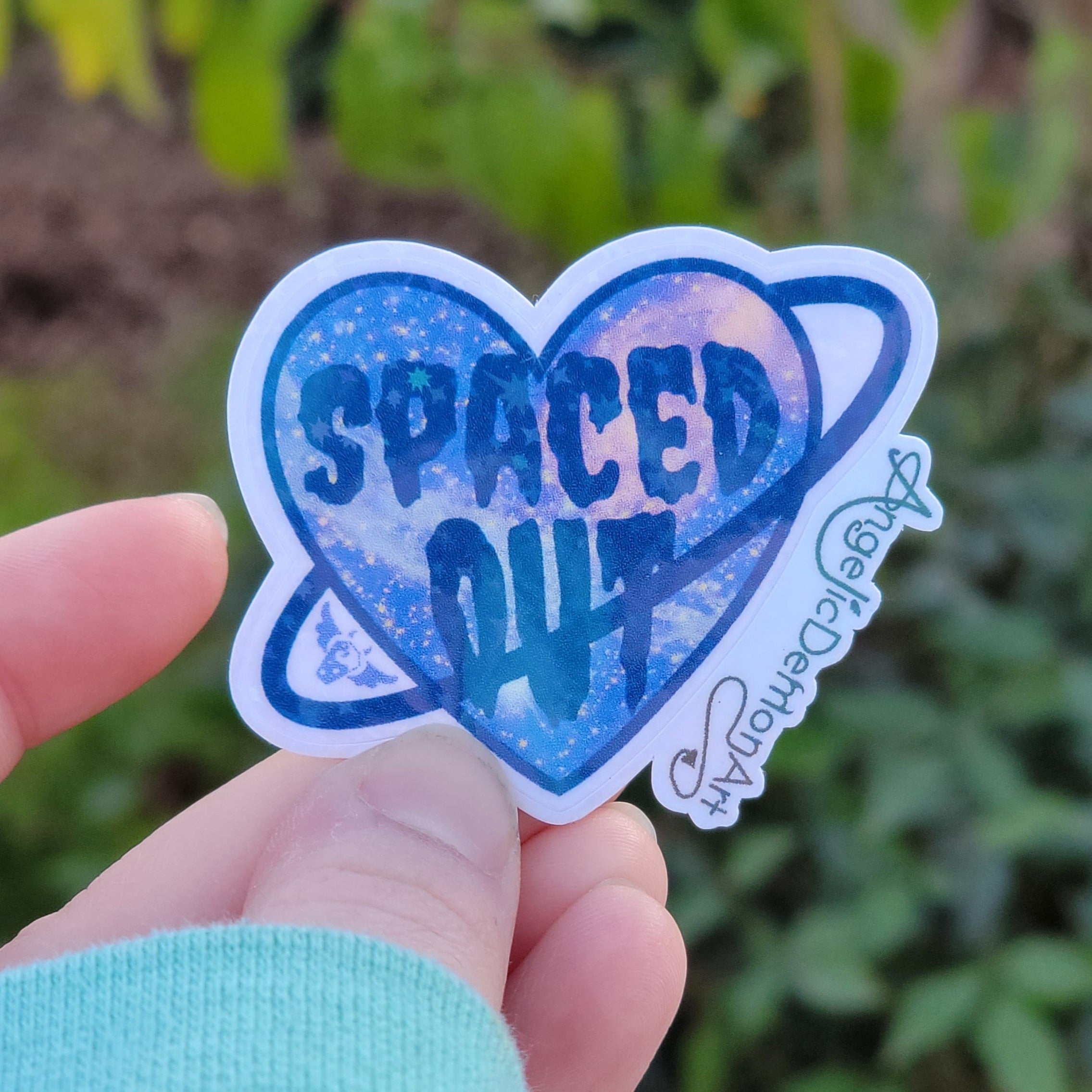 Spaced Out Holo Sticker