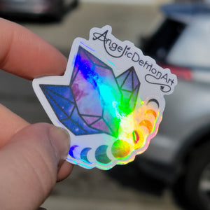 Holo Galaxy Crystals Sticker