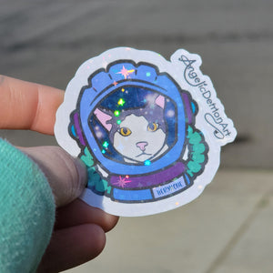 Hermione Space Helmet Sticker