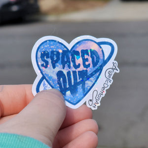 Spaced Out Holo Sticker